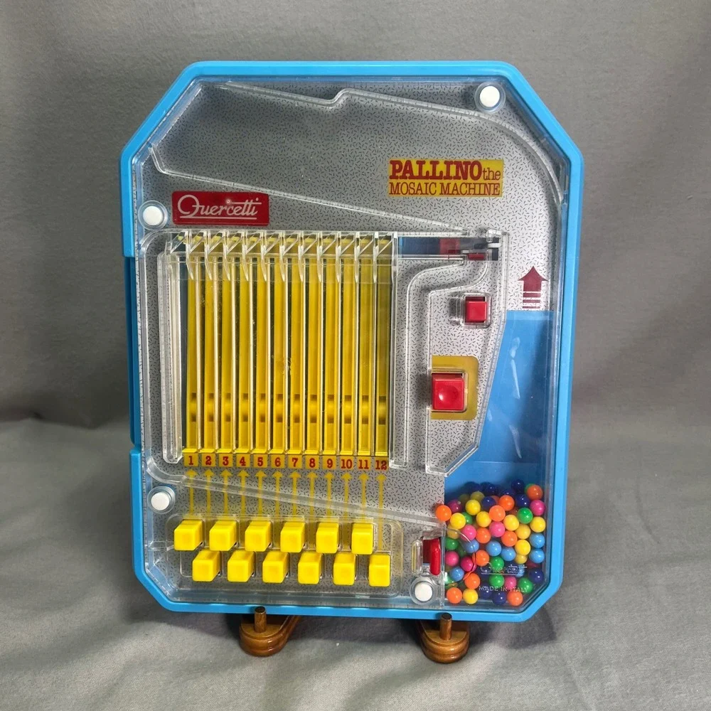Vintage 1993 Pallino The Mosaic Machine Quercetti Creative Activity Game Toy EUC